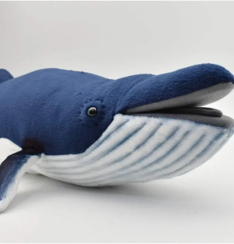 Peluche baleine bleue - 59 cm