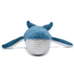 Peluche baleine géante et son bébé Gravillou bleue