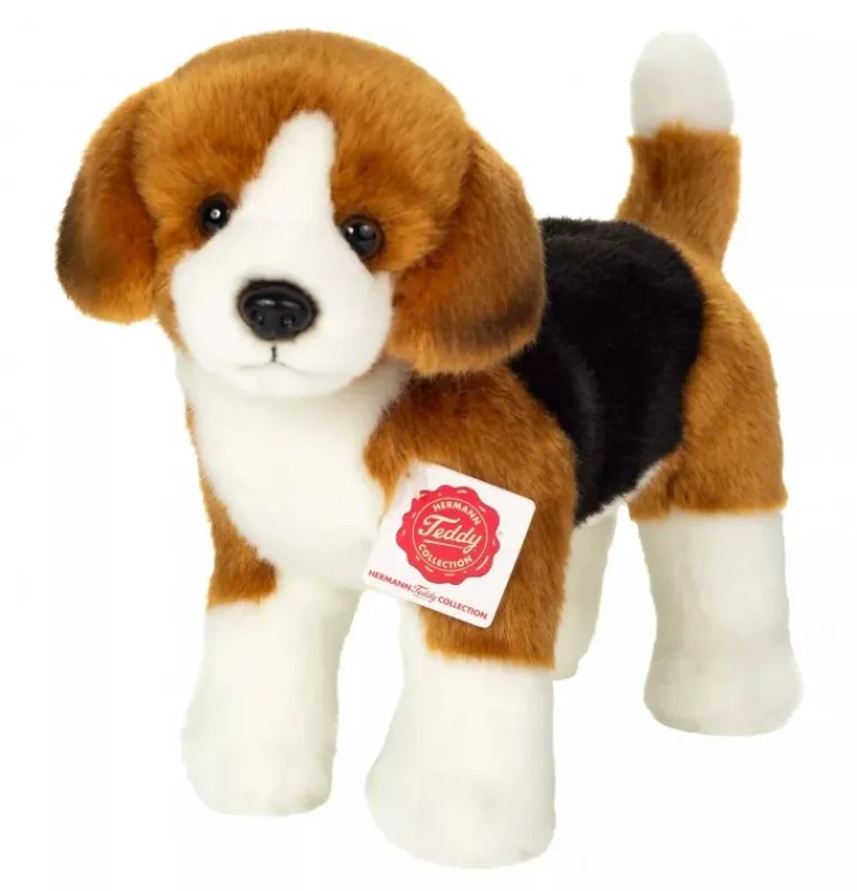 peluche Beagle debout - 23 cm