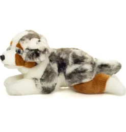 Peluche berger australien couché - 40 cm