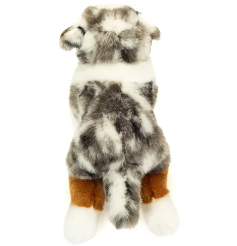 Peluche berger australien couché - 40 cm