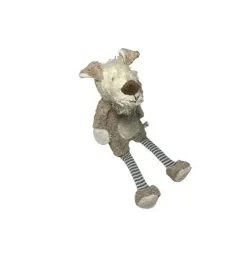 Peluche bio chien beige