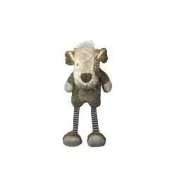 Peluche bio chien marron clair