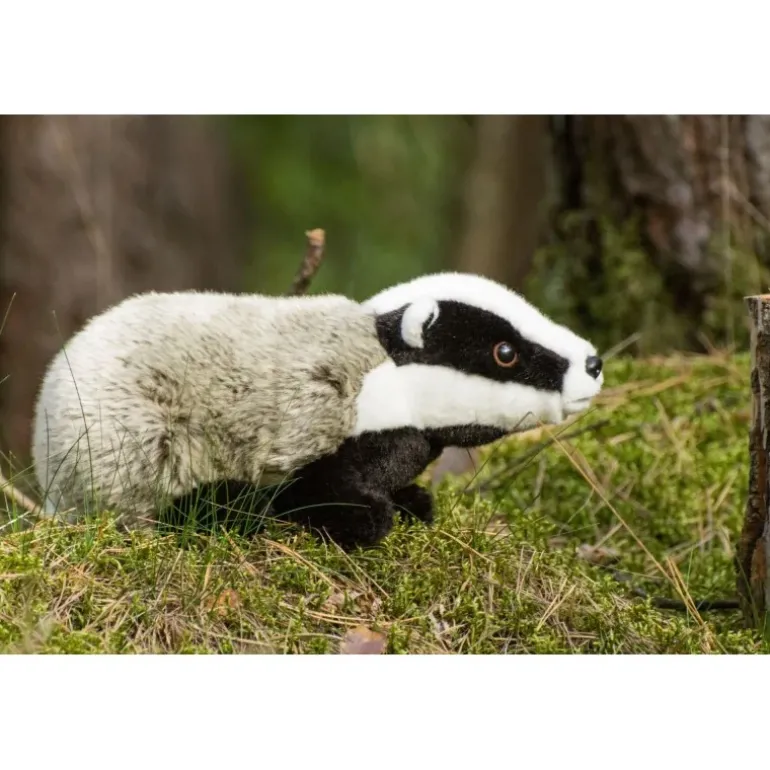 Peluche blaireau - 30 cm