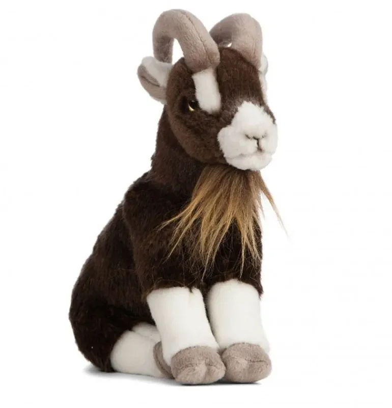 Peluche bouc - 25 cm