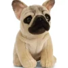 Peluche Bouledogue Français Assis - 22 cm