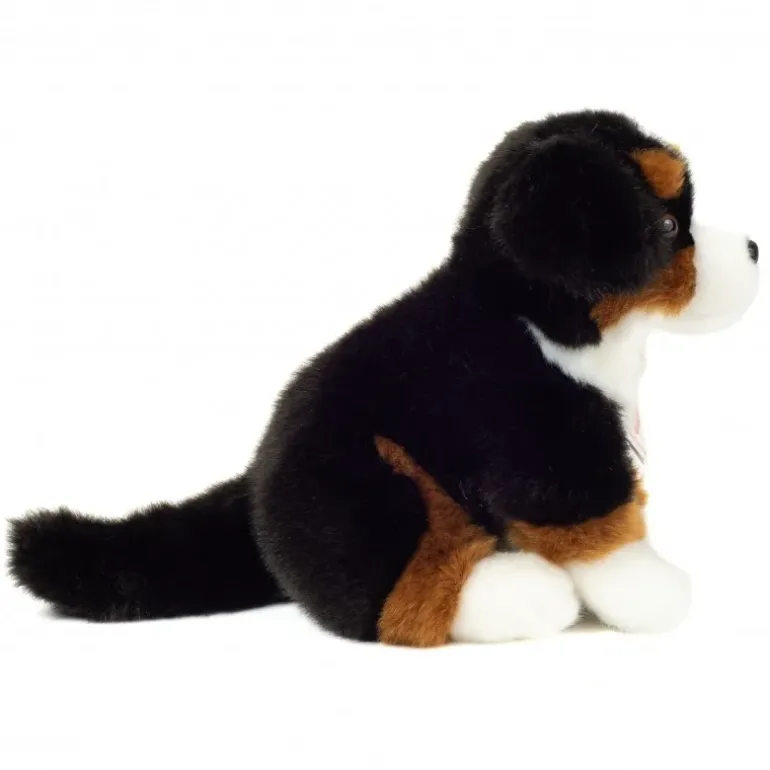 Peluche bouvier bernois assis - 21 cm