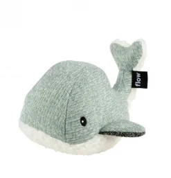 Peluche bruit blanc baleine Moby vert d'eau rechargeable