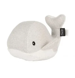 Peluche bruit blanc baleine Moby gris rechargeable
