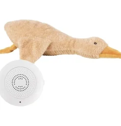 Peluche bruit blanc Liva l’oie marron rechargeable