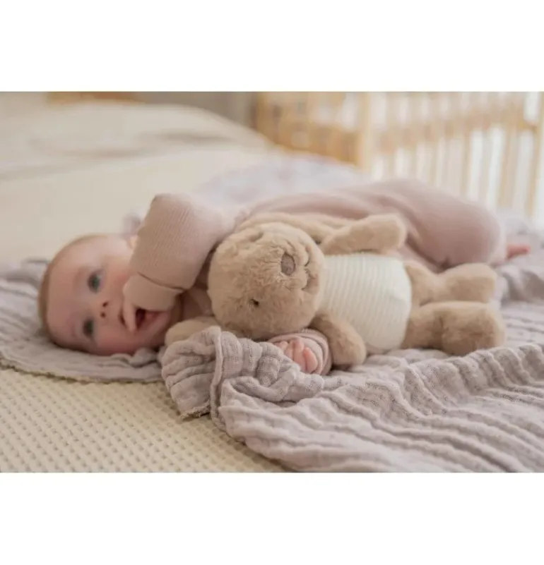 Peluche bruit blanc Milo le lapin beige rechargeable