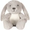 Peluche bruit blanc Milo le lapin gris