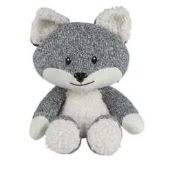 Peluche bruit blanc Renard Robin Gris