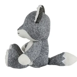 Peluche bruit blanc Renard Robin Gris