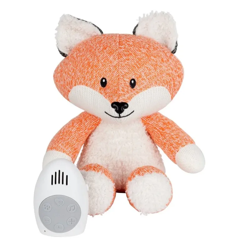 Peluche bruit blanc Renard Robin orange