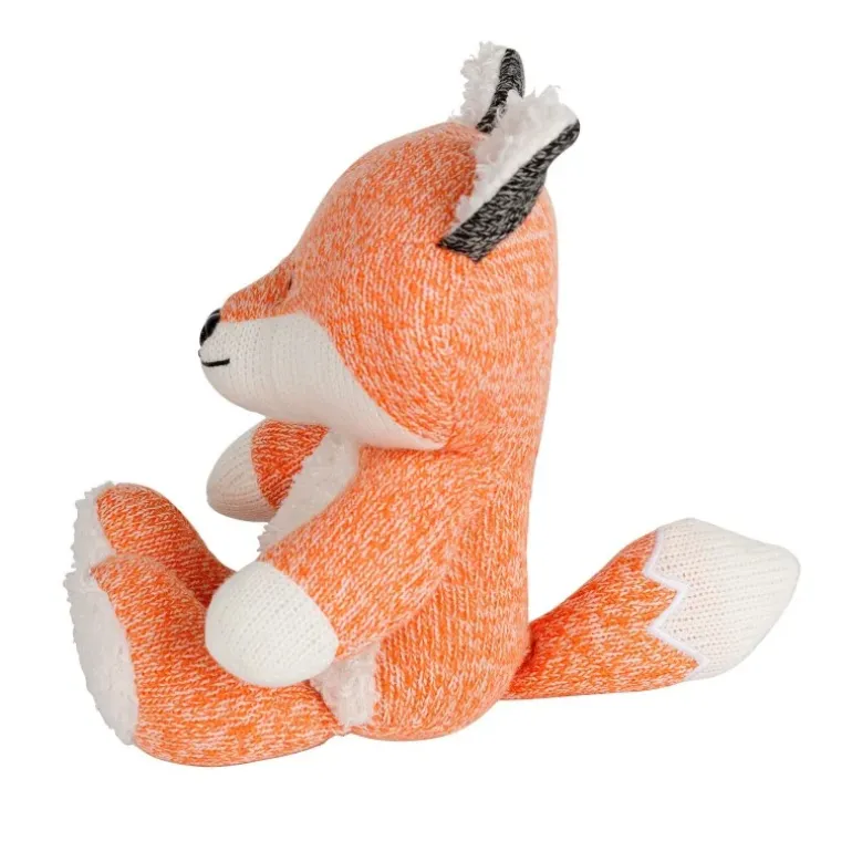 Peluche bruit blanc Renard Robin orange
