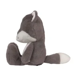 Peluche bruit blanc Renard Robin gris doux