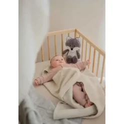 Peluche bruit blanc Renard Robin gris doux