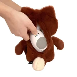 Peluche bruit blanc Renard Robin orange doux