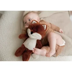Peluche bruit blanc Renard Robin orange doux