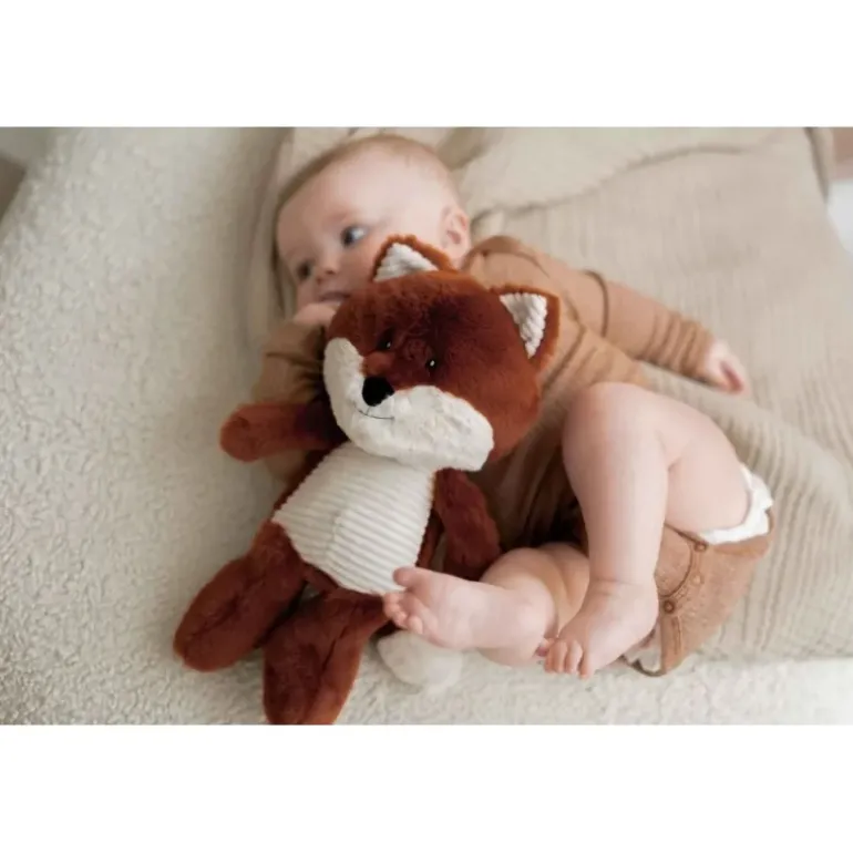 Peluche bruit blanc Renard Robin orange doux