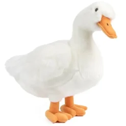 Peluche canard blanc - 32 cm
