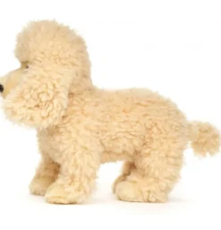 Peluche caniche abricot - 30 cm