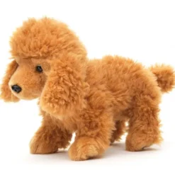 Peluche caniche marron clair - 30 cm