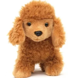 Peluche caniche marron clair - 30 cm