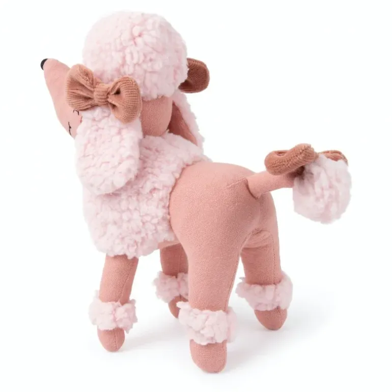 Peluche caniche rose Patricia