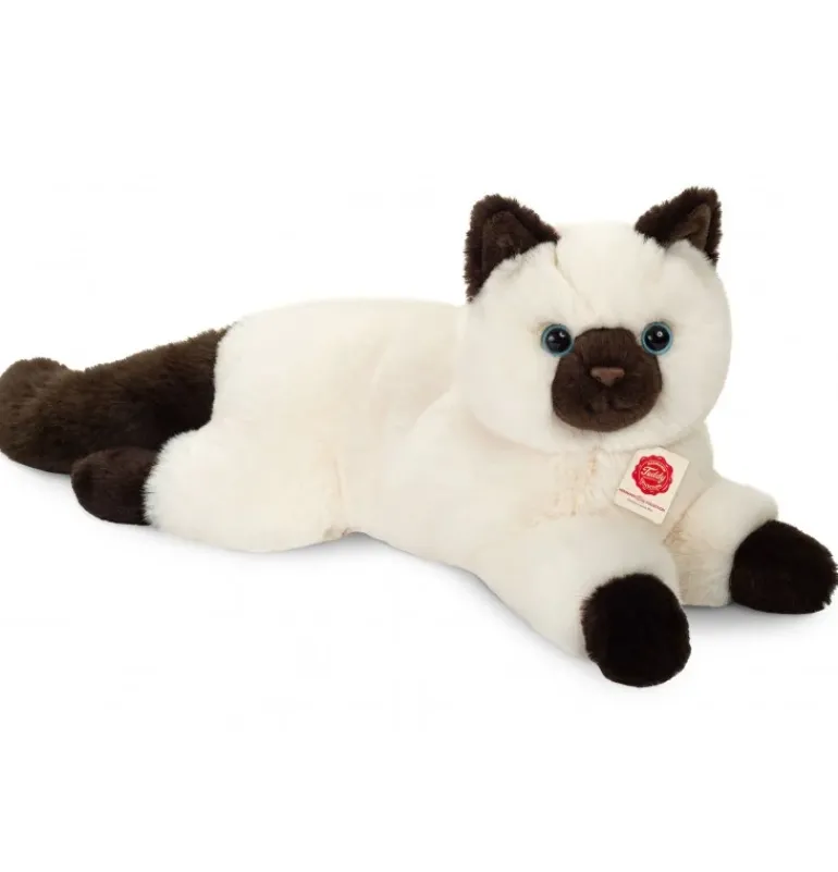 Peluche chat birman (sacré de Birmanie) - 36 cm