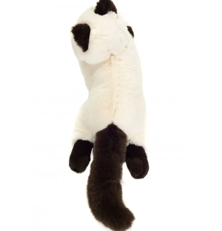Peluche chat birman (sacré de Birmanie) - 36 cm