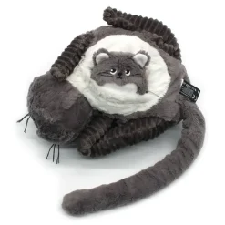 Peluche chat Miaou maman et son bébé gris