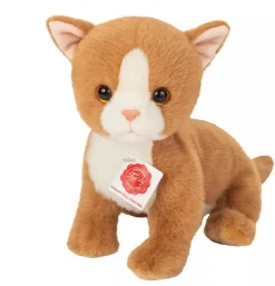 Peluche chaton roux - 24 cm TEDDY HERMANN