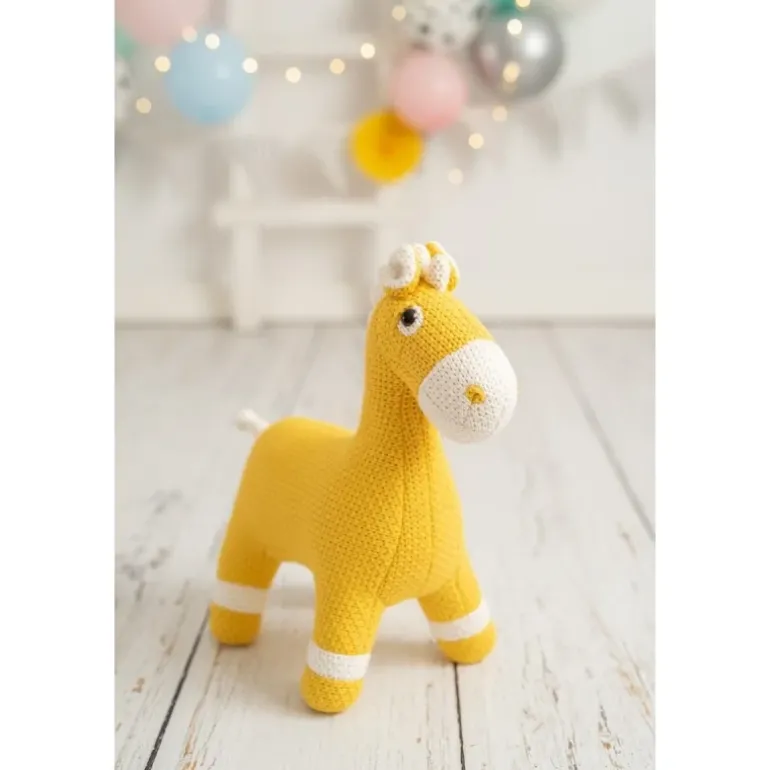 Peluche cheval en crochet MINI
