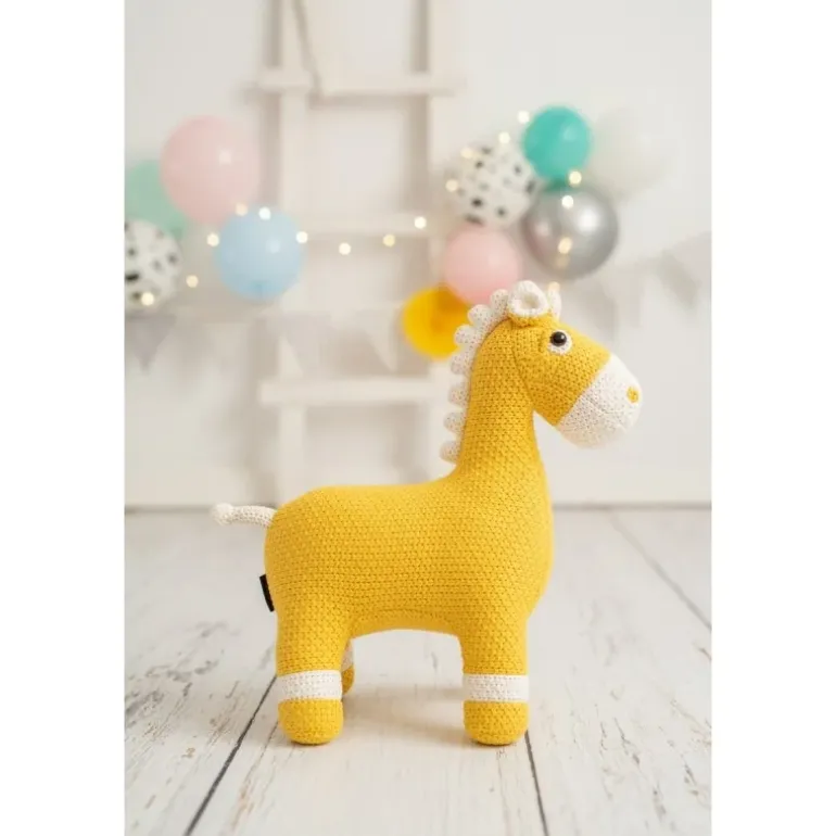 Peluche cheval en crochet MINI