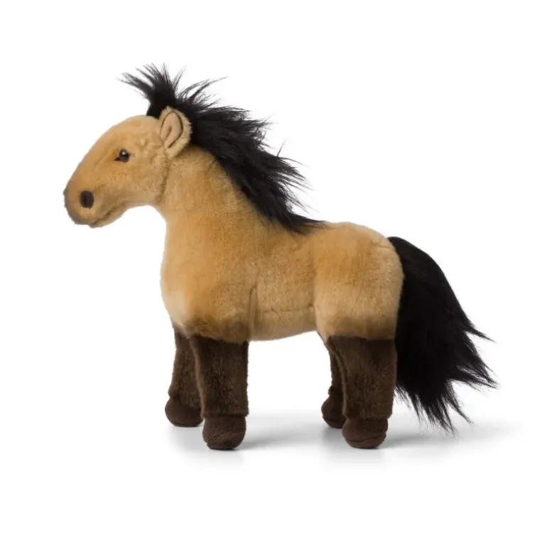 Peluche Cheval sauvage beige WWF - 20 cm