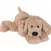 Peluche chien beige souple - 40 cm