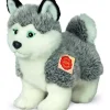 Peluche chien Husky debout - 23 cm