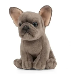 Peluche chiot bouledogue français - 19 cm
