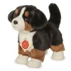 Peluche chiot Bouvier Bernois debout - 23 cm