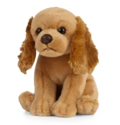 Peluche chiot cocker spaniel - 21 cm