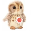 Peluche chouette brun clair - 16 cm