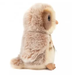 Peluche chouette brun clair - 16 cm