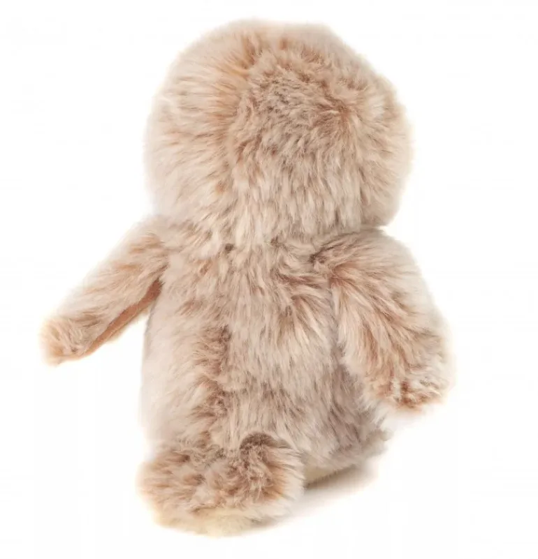 Peluche chouette brun clair - 16 cm