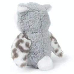 Peluche chouette duvetée gris WWF ECO - 15 cm