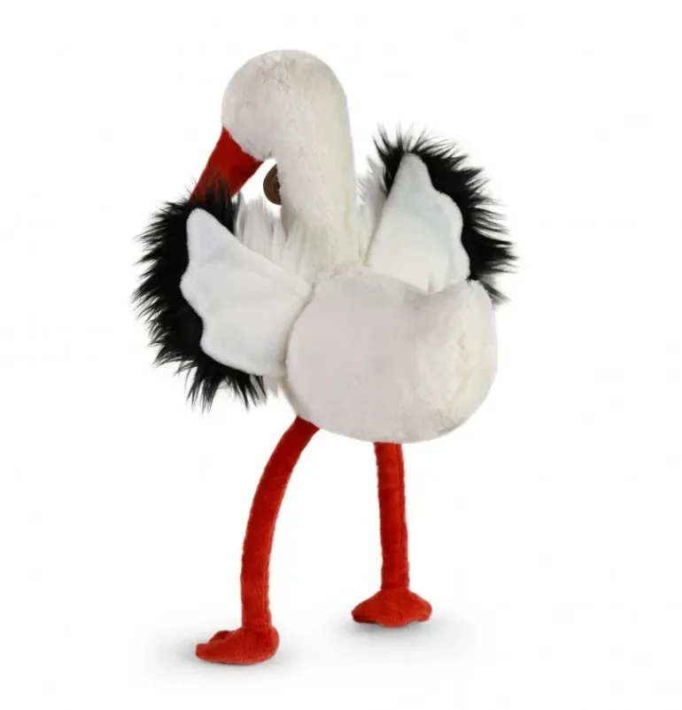 Peluche cigogne - 39 cm