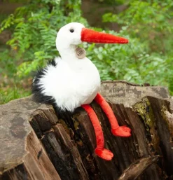 Peluche cigogne - 39 cm