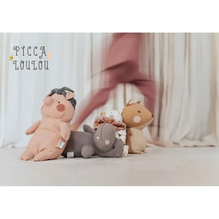 Peluche Cochon Ali avec bandeau