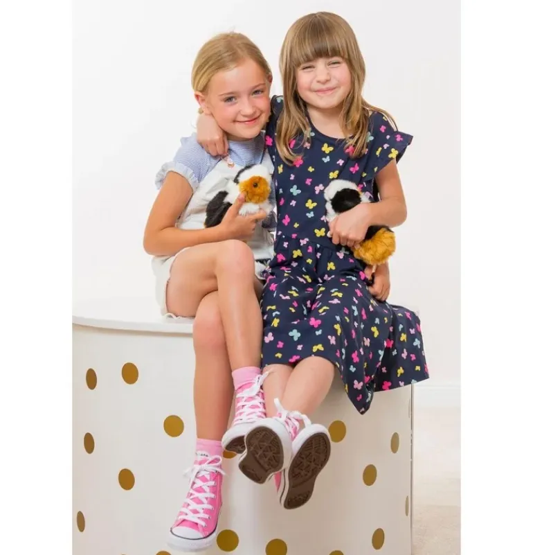 Peluche cochon d'Inde tricolore - 20 cm